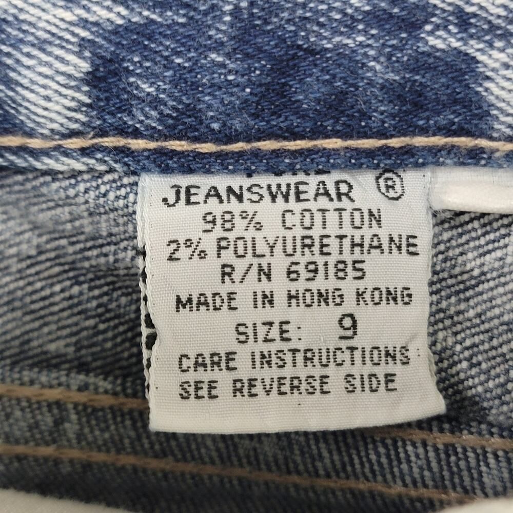 Fly Girl Vintage Stonewash Jeans Authentic 80s Denim - Picture 11 of 13
